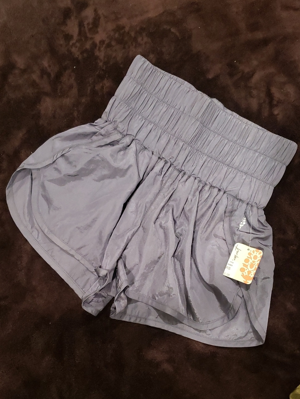 FPMovement The Way HomeHigh-Waist Elastic Waistband Women’s Shorts — Blue